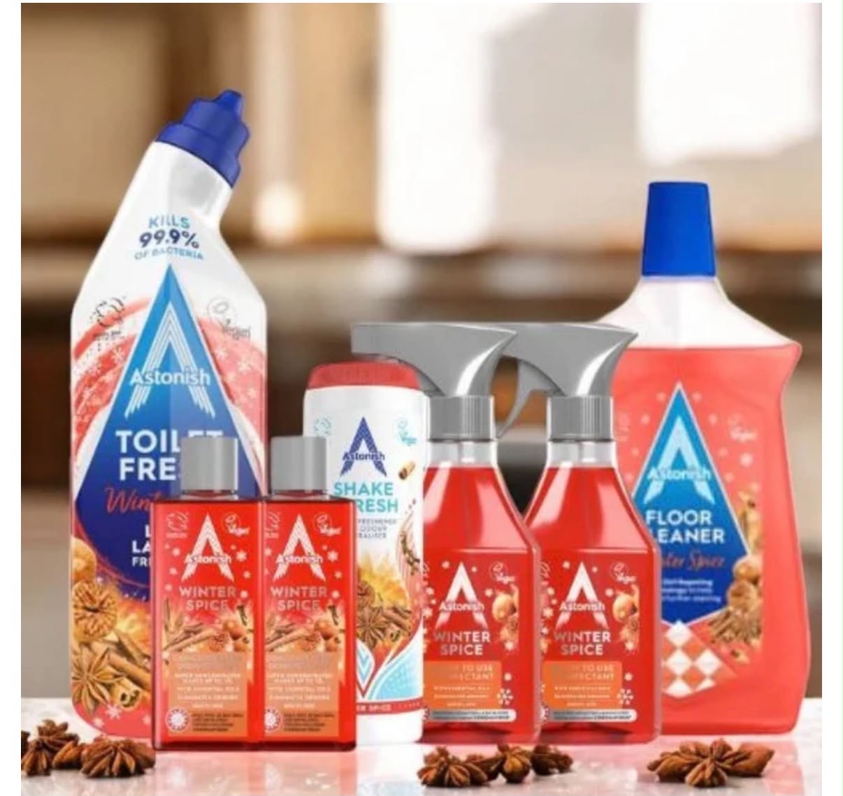 Astonish Winter Spice Cleaning Bundle 7 Piece