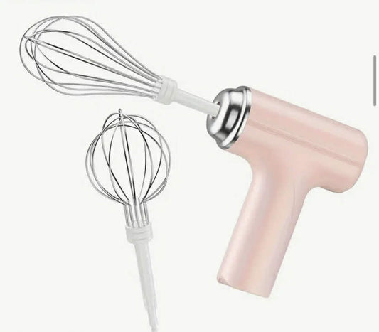 1 Portable Electric Egg Yolk Whisk, with Whisk Attachments