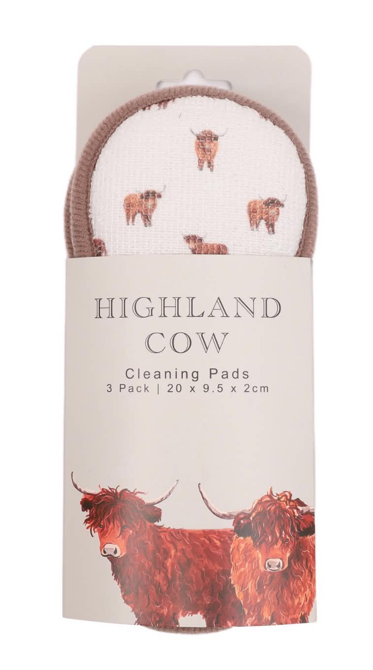 Highland cow cleaning pads