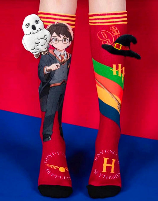 1 Pair Cute Harry Potter Themed Over-The-Knee Socks, Fashionable Children's Over-The-Knee Socks For Party. Back To School, Fun And Stylish For Little Fans!
