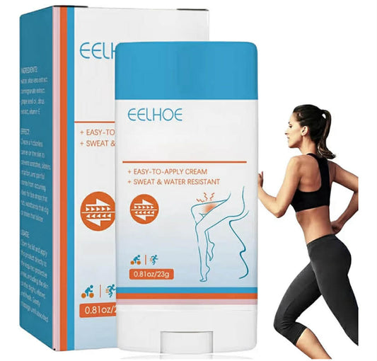 Anti-Chafe Stick,Useful Anti-Chafing Cream,Anti Friction Stick,Anti-Chafe Balm,Thigh Anti-Chafe Stick,Thigh Rubbing Balm,Anti-Chafing Gel,Glide Anti-Chafing Stick,Running Chafe Stick for Heel