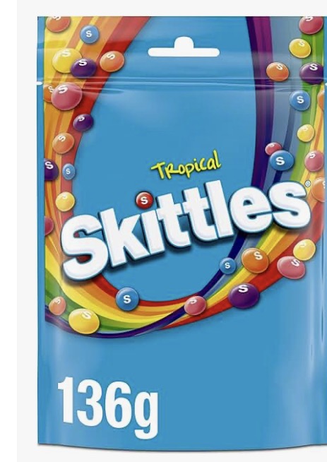Skittles Citrus Fruit Sweets, Zingy Zesty Flavours