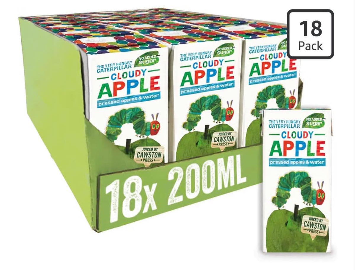 Cawston Press Fruit Water Kids Drink Pressed Apple & Pear Flavoured Water 200ml x 18 Pack Pear & Apple Juice Cartons School Approved – No Added Sugar – Vegan Ideal for Kids Lunchbox