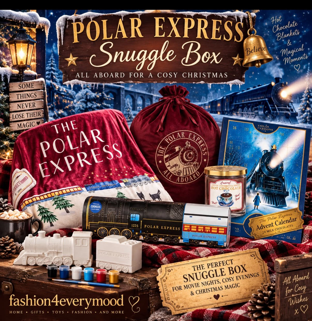 Polar express snuggle box