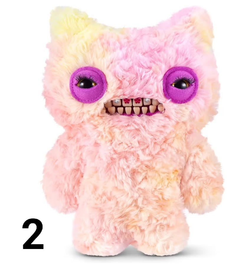 Fuggler Baddies Fuggs 9 Inch Plush Collectible Toy Funny Ugly Monster with signature teeth; soft & huggable collectible plush; for fans & collectors;