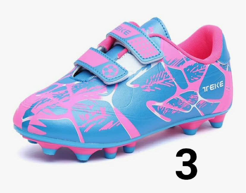 Boys Football Boots Shoes Kids Girls FG/AG Soccer Athletics Training Sport Running Shoes Profession Competition Teenager Indoor Outdoor Cleats Sneakers for Unisex