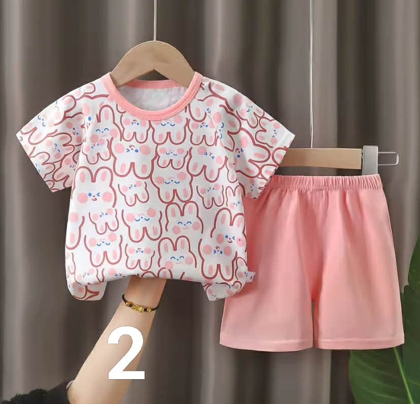 Baby Girl Summer Outfit Set