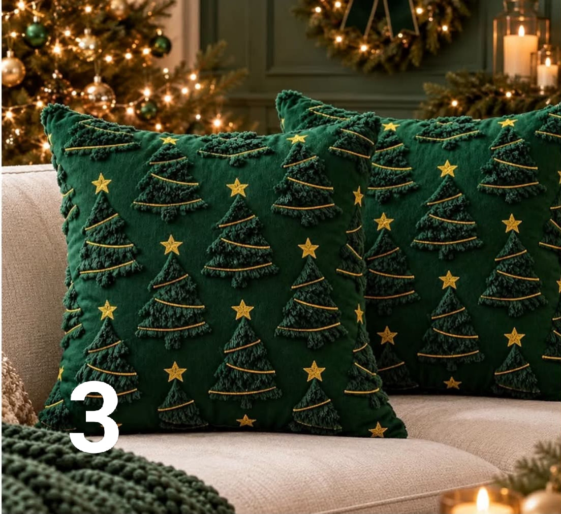 Christmas Pillow Covers, Christmas Cushion Cover 45×45cm,