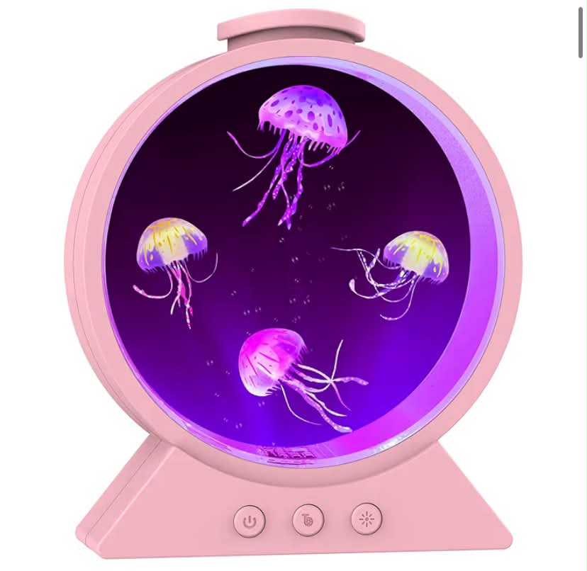 Jellyfish Lamp, 7-Color Changing Jellyfish Aquarium Light for Relax, Mood Lamp