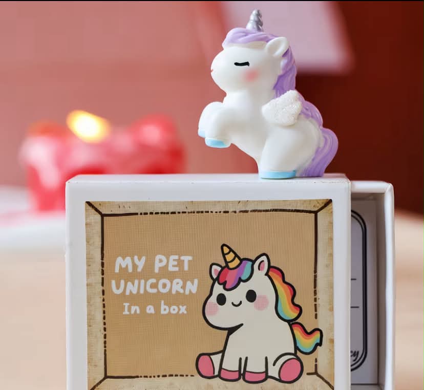 Charming Surprise Cute Surprise Gift Box Unicorn Gift Box with Card