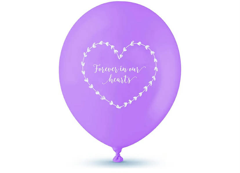 ANGEL & DOVE 25 Purple Forever In Our Hearts