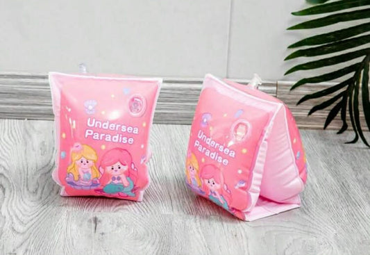 1 Pair Cute Cartoon Children's Arm Bands, Arm Sleeves, Thick Buoyancy Arm Rings, Swimming Equipment