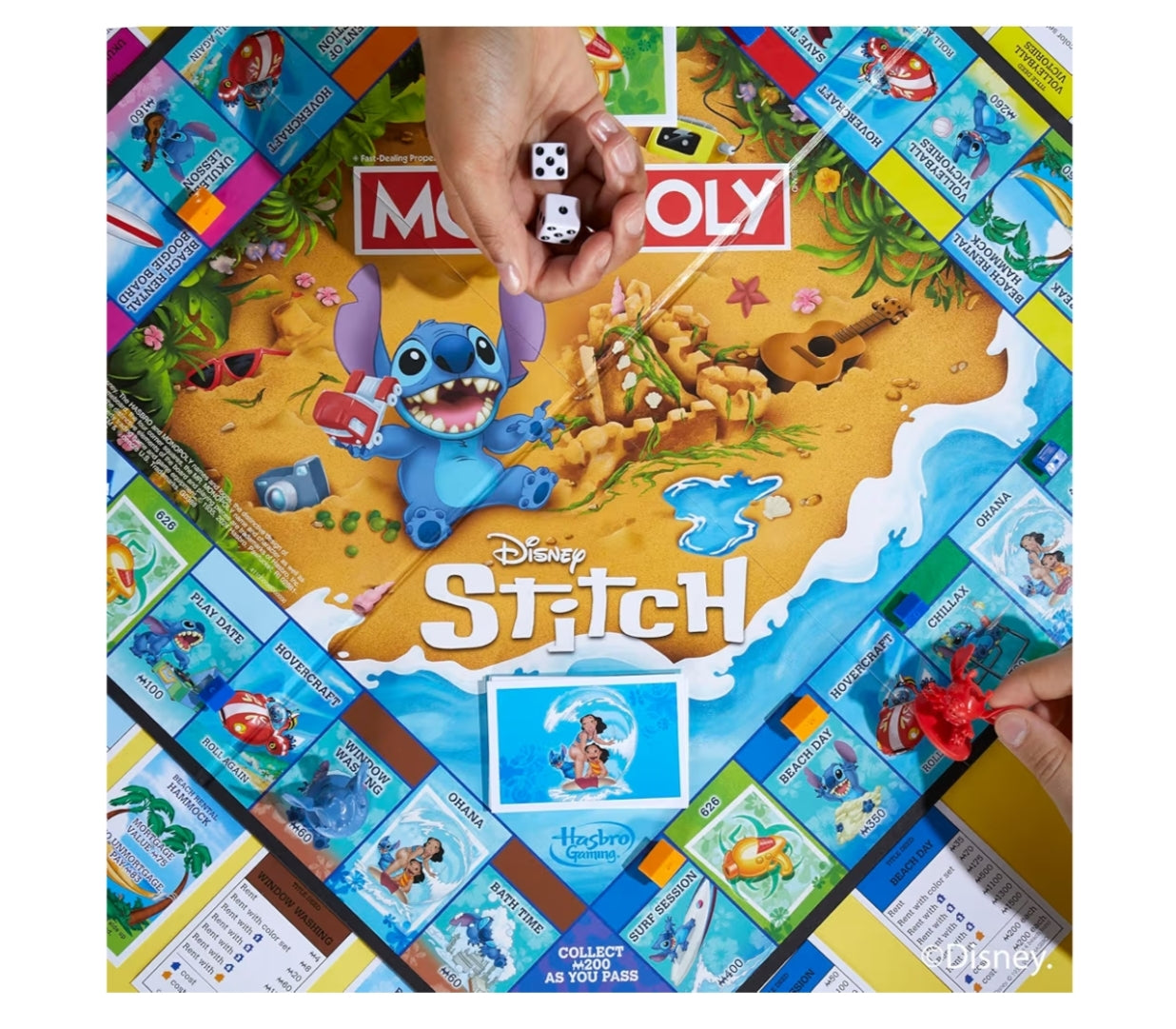 Monopoly Disney Stitch Edition Board Game - English Version
