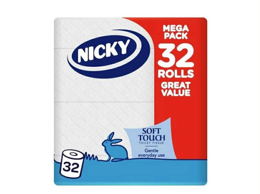 Nicky Soft Touch Toilet Tissue -