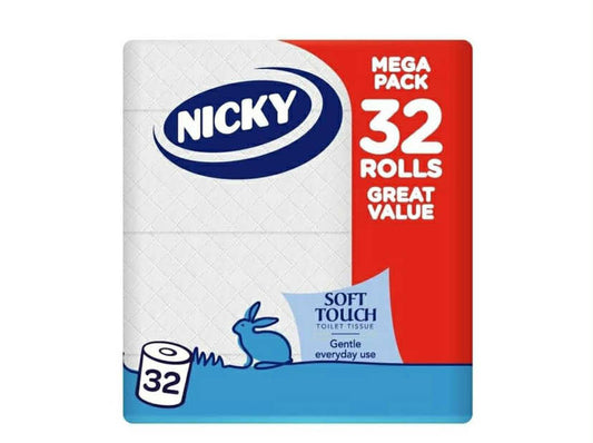 Nicky Soft Touch Toilet Tissue -
