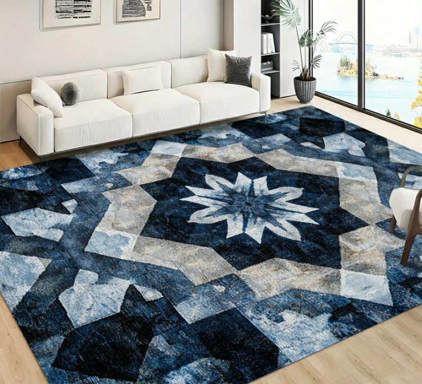 1 pc Deluxe Classic Orange or blue  Bohemian Rug (140 x 200)