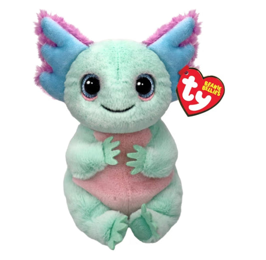Axolotl Beanie Bellies Soft Plush Toy, Baby Animal, Collector's Plush Toys