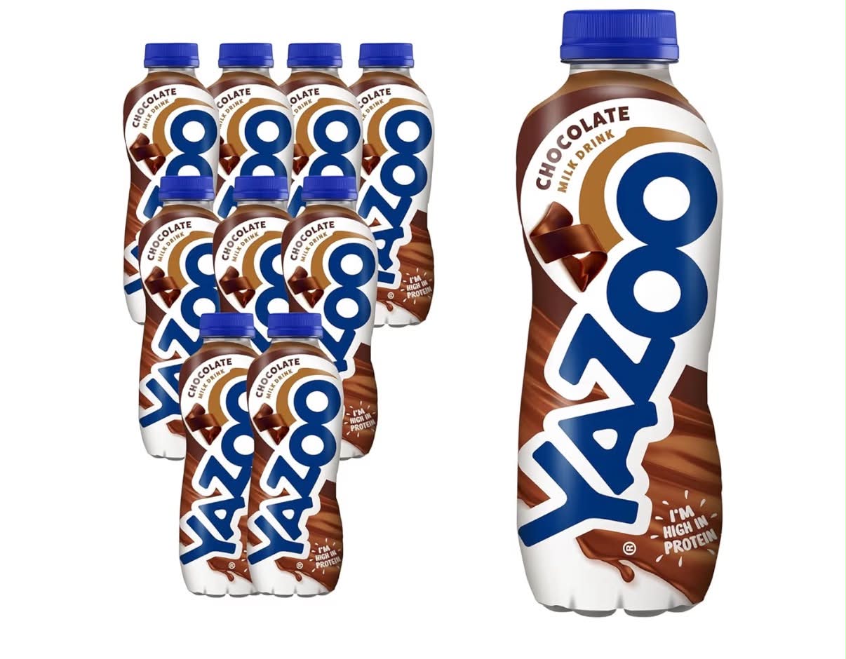 YAZOO Chocolate Milkshake Milk Drink, 400 ml (Pack of 10)