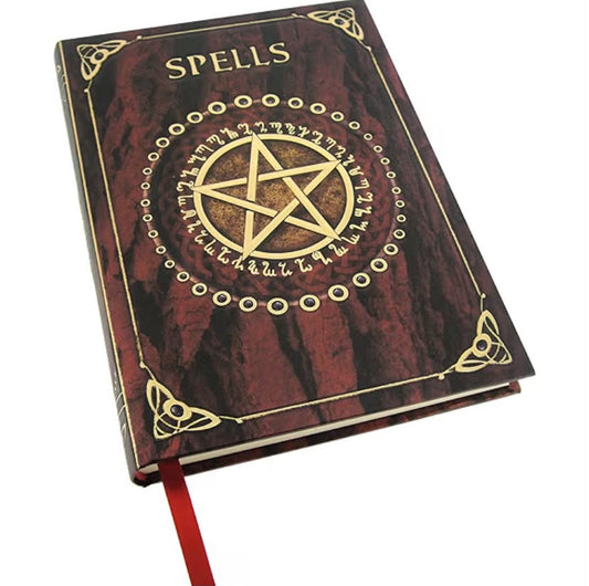 Spell Book Red Journal 17cm, Coated, Wood Free Paper