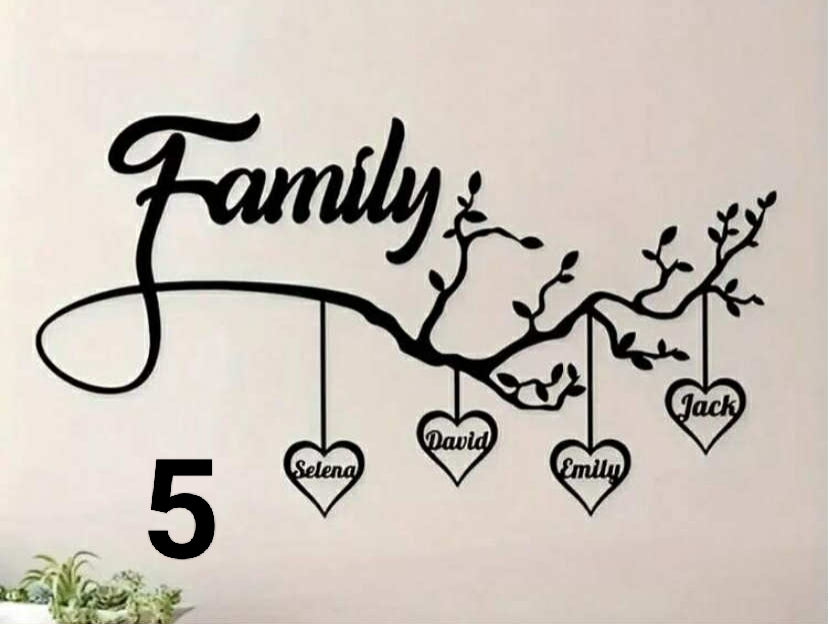 Personalised wall art
