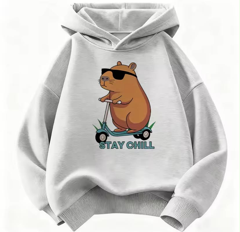 Funny Stylish Capybara Fashion Design Sweatshirt