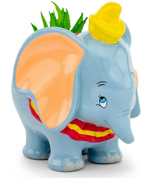 Dumbo 4-Inch Mini Planter With Artificial Succulent