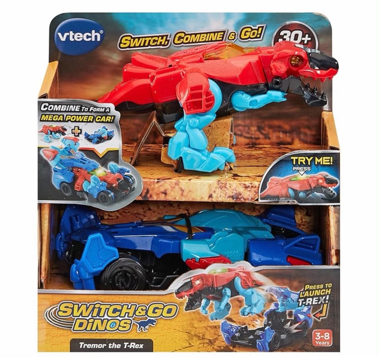 VTech Switch & Go Dinos Tremor The T-Rex Interactive Toy