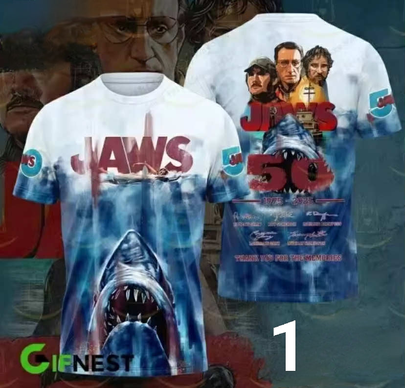 Jaws 3D Printed T-shirt
