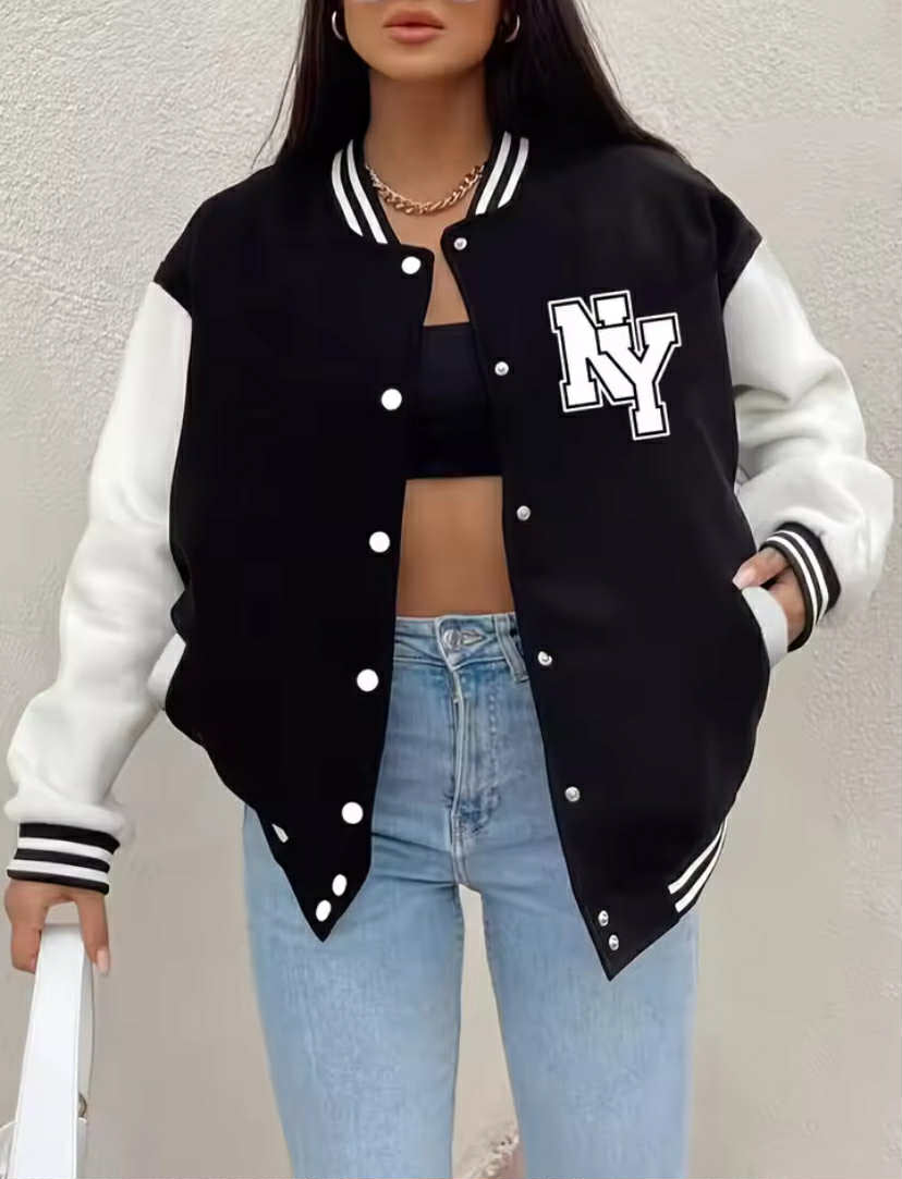 New York Letter Printing Coat