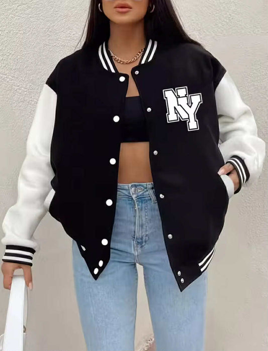 New York Letter Printing Coat