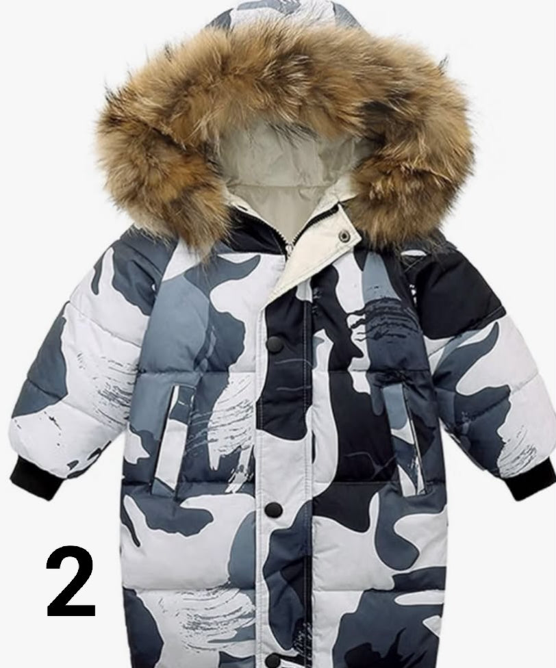 Boys Girls Winter Coat Kids Puffer Jacket