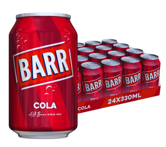 24 Pack Classic Cola, Low Sugar Fizzy Drink "Fizzingly Fun" - 24 x 330ml Cans