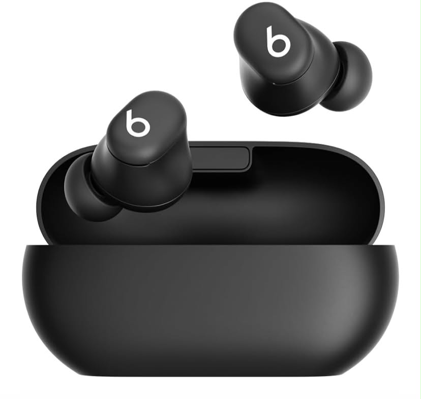 Beats Solo Buds — Wireless Bluetooth Earbuds  18 Hours of Battery Life  Apple & Android Compatibility Built-in Microphone - Matte Black