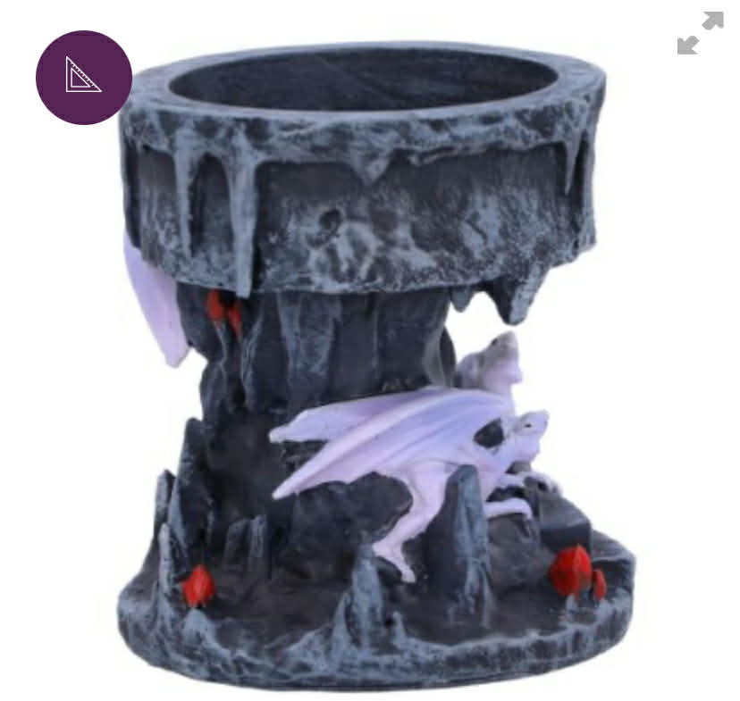 DRAGON MAGE TEA LIGHT (AS) 6CM