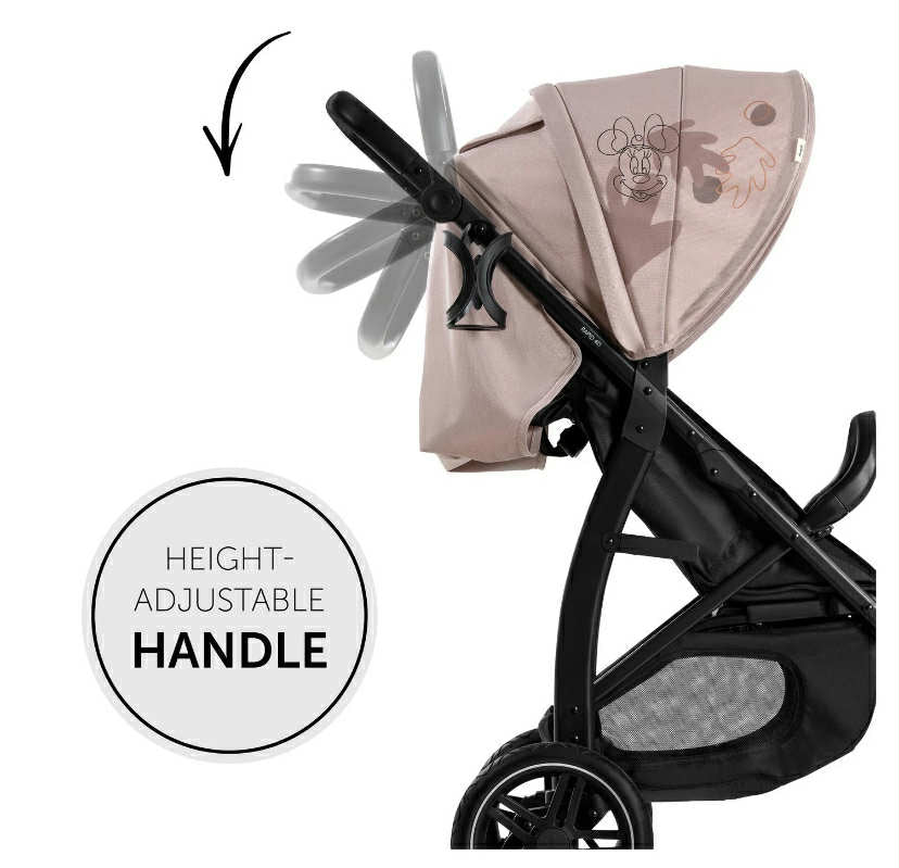 hauck Rapid 4D, Disney Minnie Mouse - Pushchair with Raincover