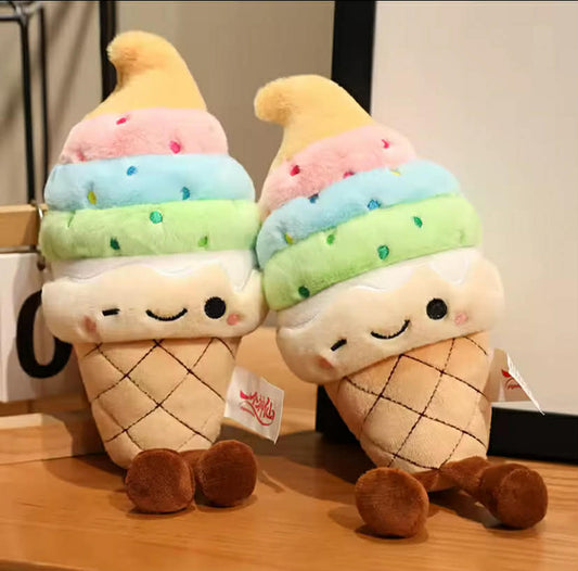 Adorable Ice Cream Plush Toy Stuffed Sweet Ice cream