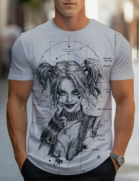Men'S Graphic Tee Featuring The Quinn Design, Made from a Lightweight Blend