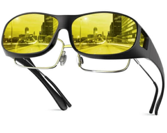 Night Driving Glasses - Anti-Glare Yellow Polarized Sunglasses -