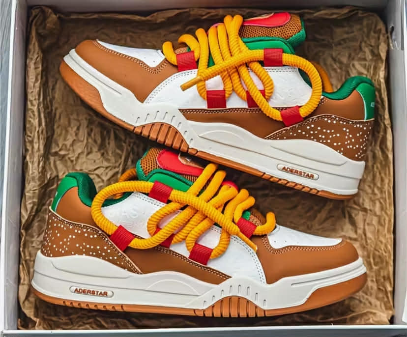 Men's Stylish Casual Sneakers With Rope Laces - Perfect For Outdoor Walking & Training