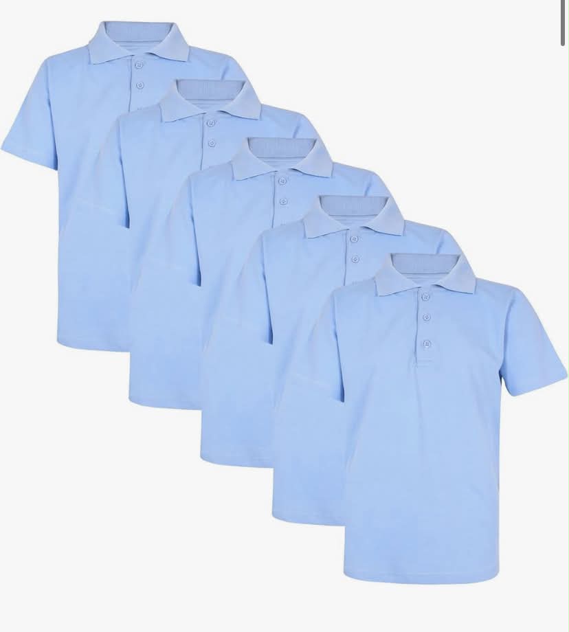 Kids Girls Boys Polo T Shirts Plain Summer Tank Top & Tees Fashion Soft Feel School T Shirts for Children Unisex