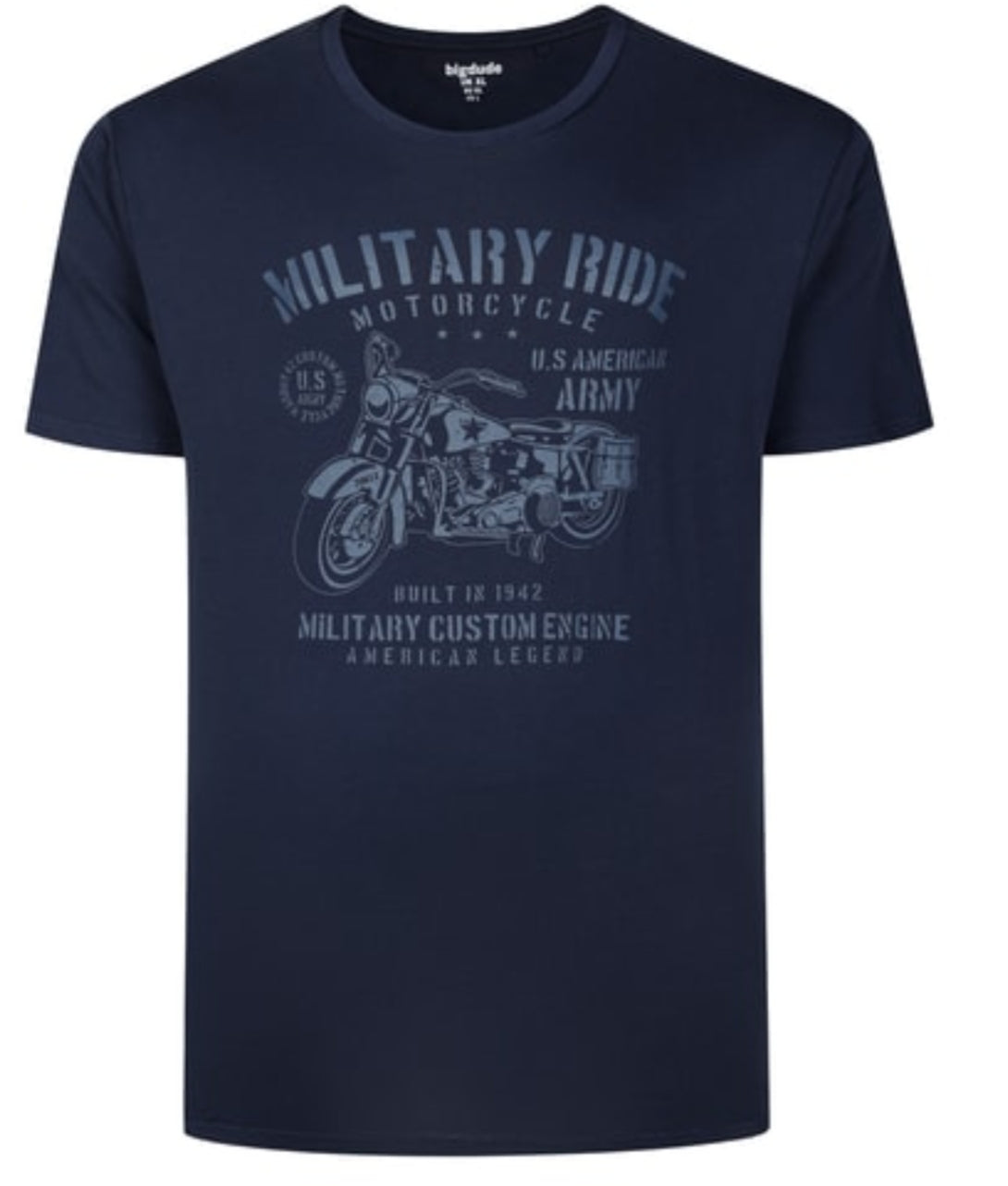 Military Ride T-Shirt Navy