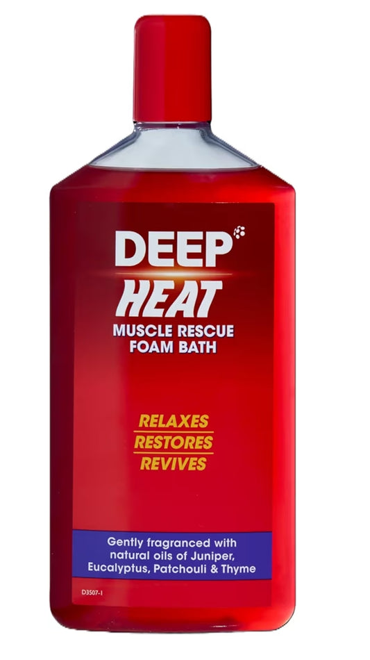 Deep Heat Foam Bath, Relaxes, Restores and Revives, 350 ml (Pack of 1)