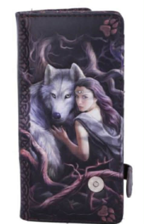 Soul Bond Embossed Purse (AS) 18.5cm
 Wolf Embossed Purse