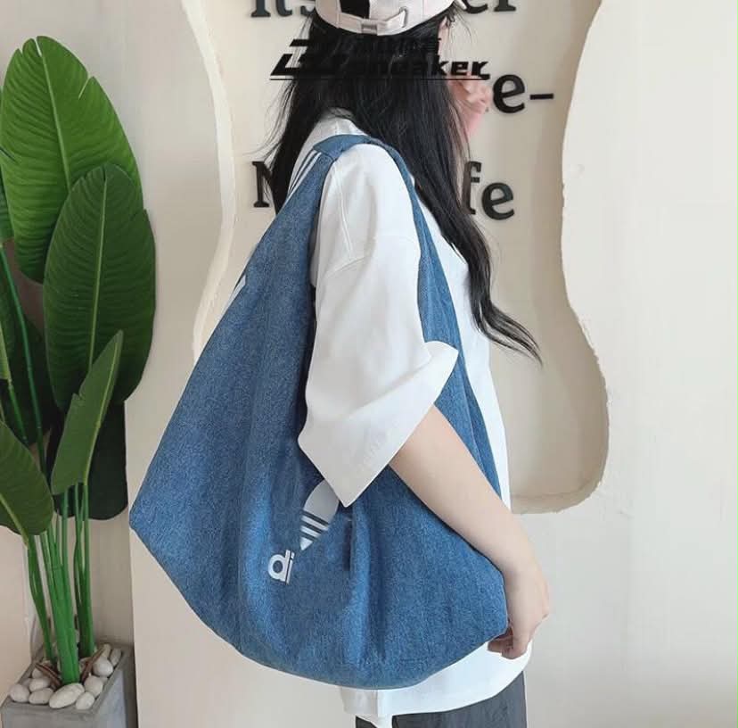 Ladies branded demin bag