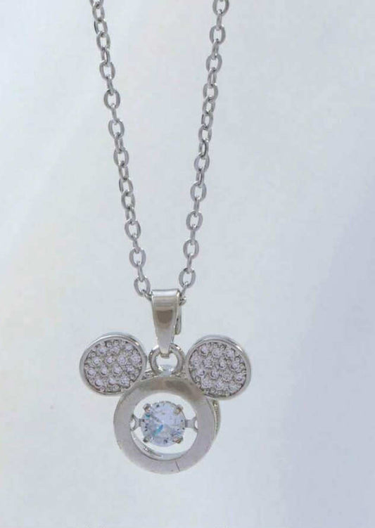 1 pc New Lightweight Luxurious Sparkling Rhinestone Mickey Mouse Pendant