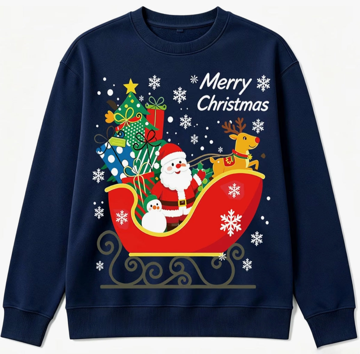 Kids Christmas jumper with  Merry Christmas on