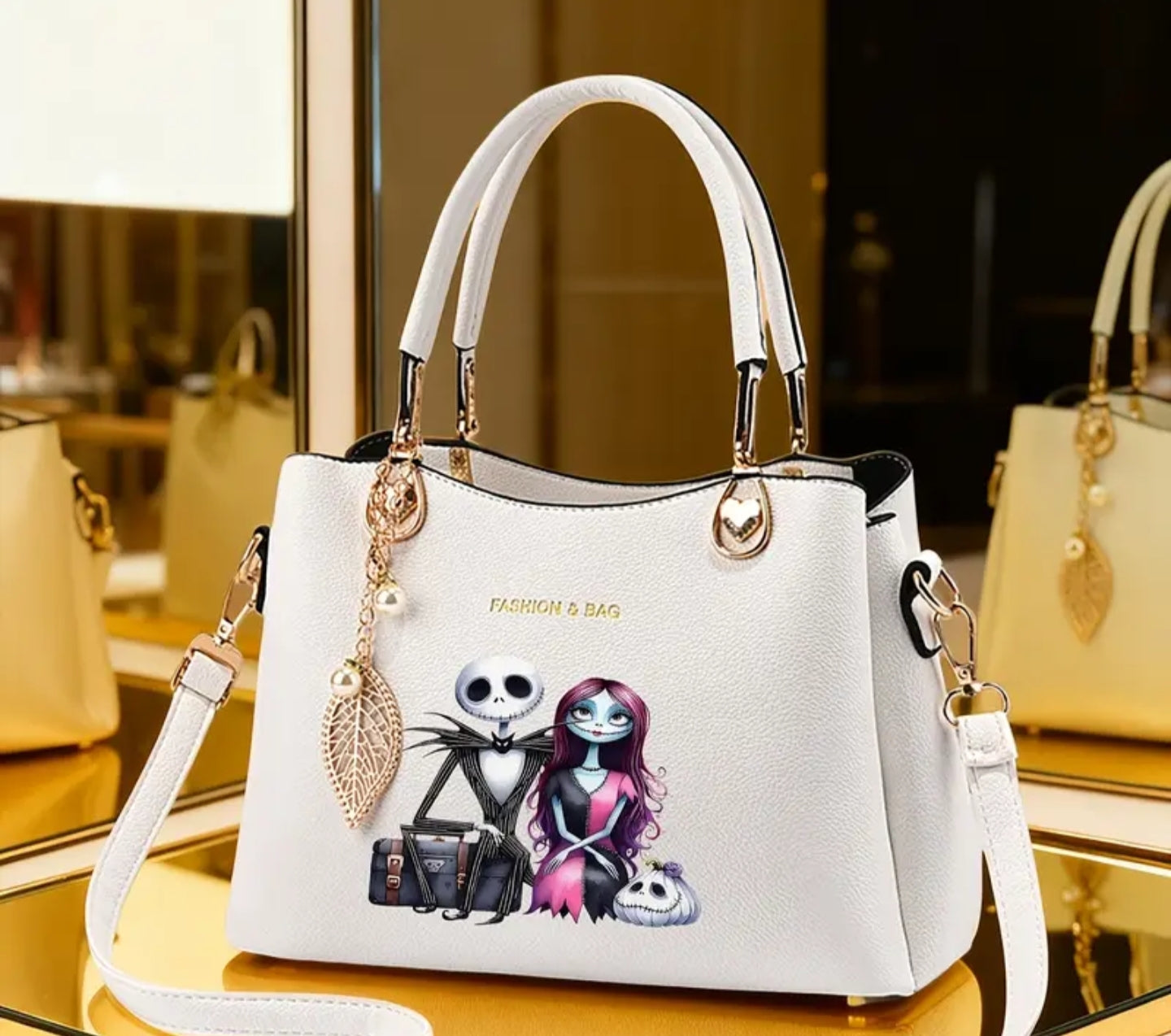 NBC Jack Skellington & Lisa Crossbody Bag for Women