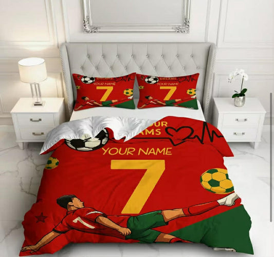 Soccer Sport Athlete Number Heart theme