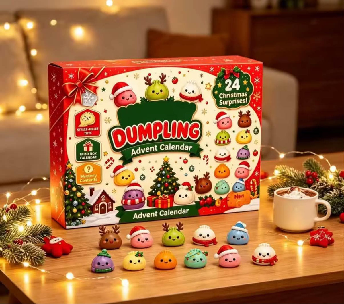 24‑Days Christmas Dumpling Advent Calendar