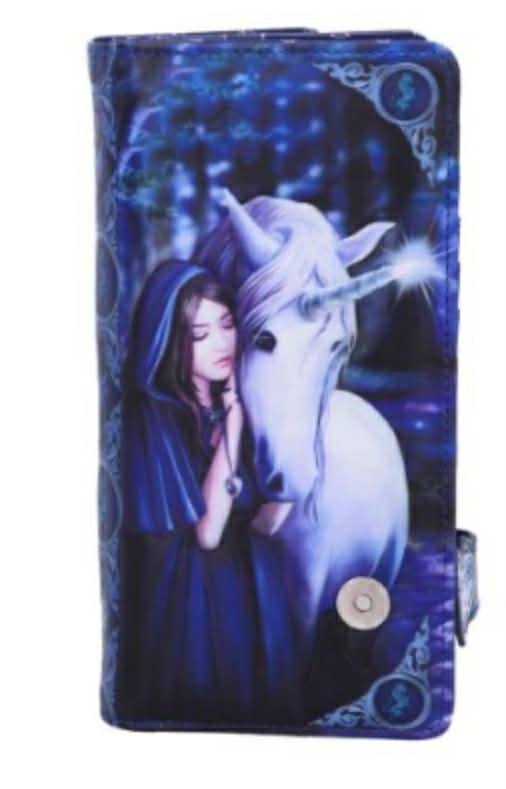 18.5cm
Solace Embossed Purse Gothic Unicorn Wallet
